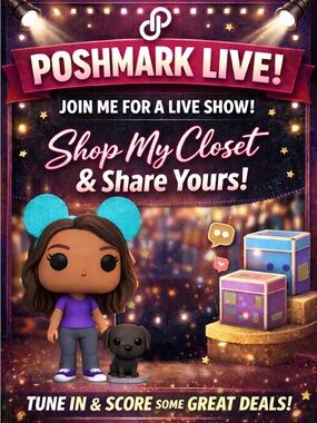 I’m Live! 💜🙋🏽‍♀️🫶🏽 Like this listing to be notified!